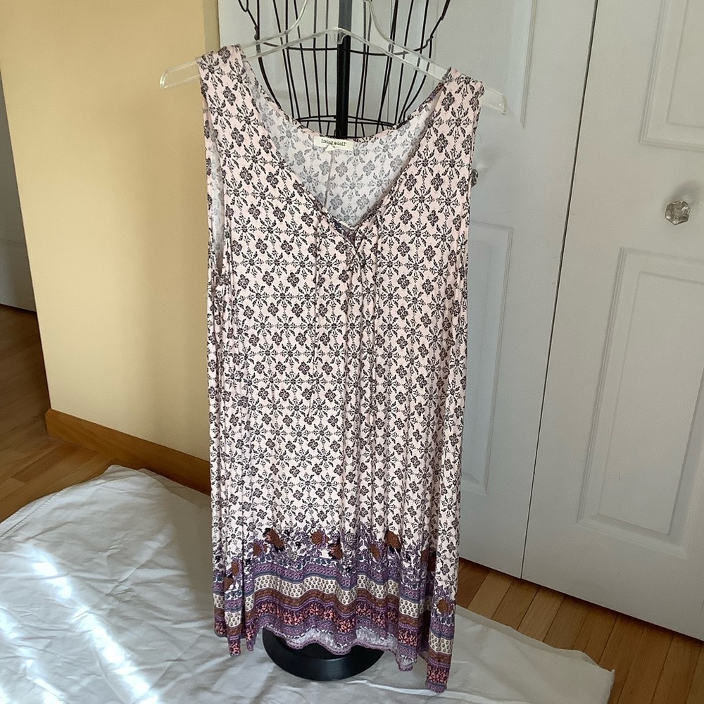 Living Doll Floral Sleeveless Dress